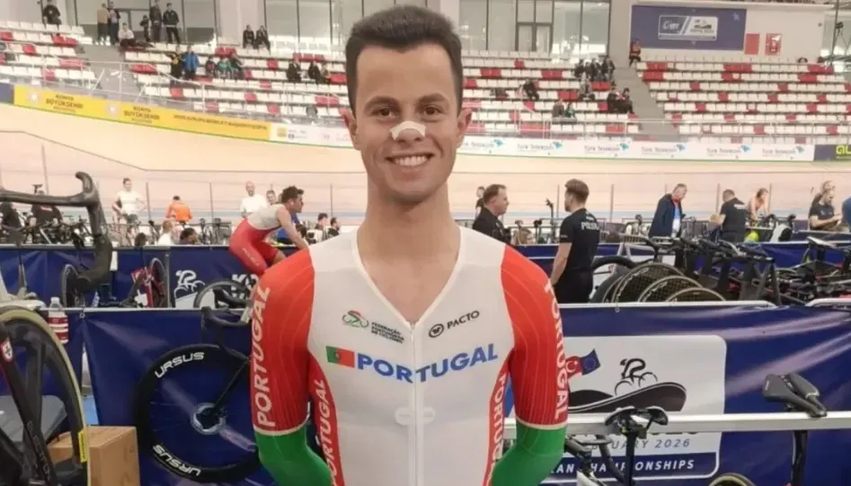 Miguel Salgueiro sobe ao pódio nos Mundiais de ciclismo de pista